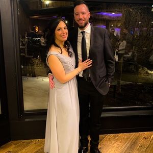 Grey bridesmaid dress worn once